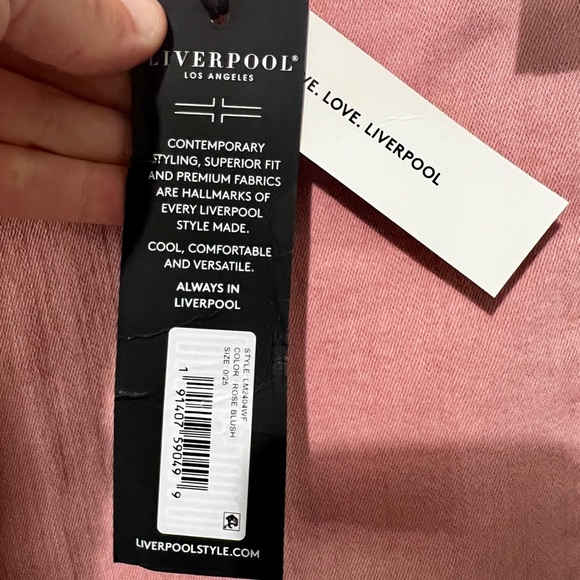 Liverpool NWT Pink Abby Ankle Skinny Jeans - Size 0/25 - Picture 9 of 13